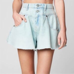NWT Blank NYC piano Solo Light Blue Denim Women's Shorts